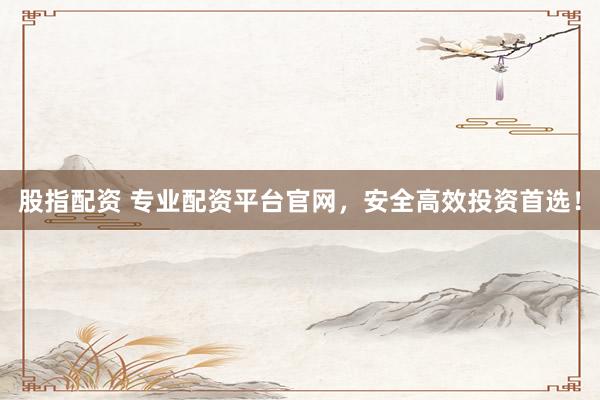 股指配资 专业配资平台官网，安全高效投资首选！