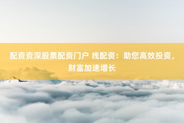 配资资深股票配资门户 线配资：助您高效投资，财富加速增长