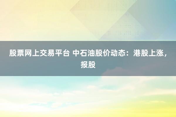 股票网上交易平台 中石油股价动态:港股上涨,报股