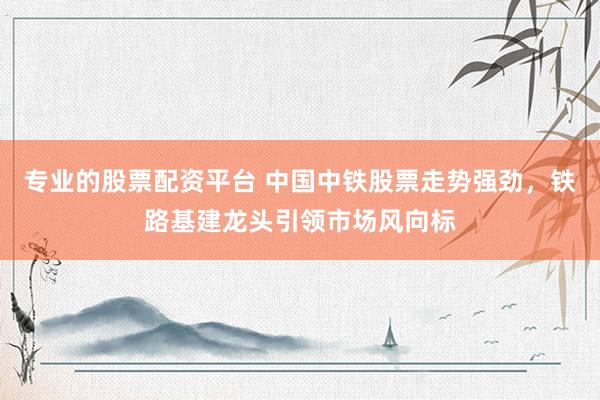 专业的股票配资平台 中国中铁股票走势强劲,铁路基建龙头引领市场风向标